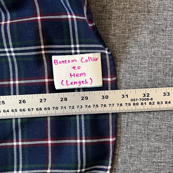 Dixxon Torrance Plaid Long Sleeve Shirt - Men's Size S - Blue - Picture 7 of 8